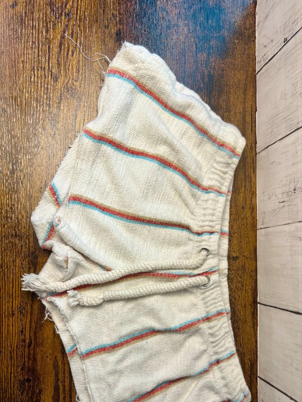 Ocean Drive Stripe Cotton Shorts